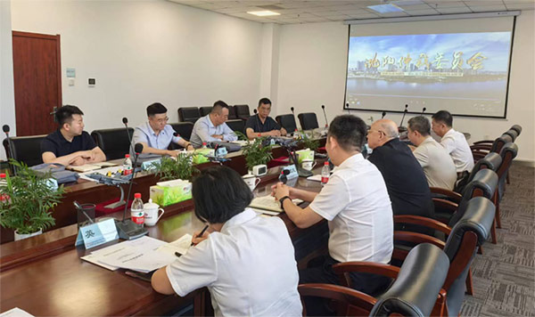 沈阳仲裁委员会办公室主任邱立民一行来集团座谈调研